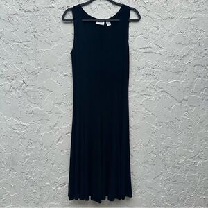CHICO’s Travelers Dress Women Size 8 Slinky Sleeveless Casual Evening Stretch‎